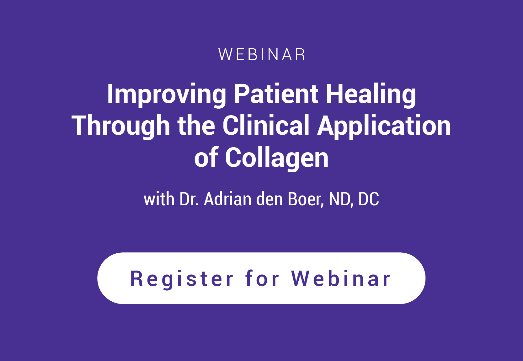 Webinar registration